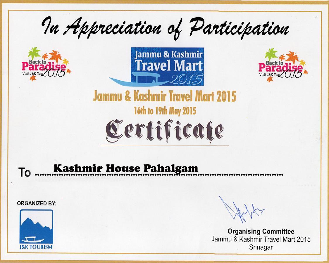 Kashmir House Hotel ปาฮาลกัม ภายนอก รูปภาพ